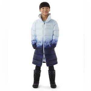 Girls’ Disney Elsa Long Puffer Jacket Size 10/12
